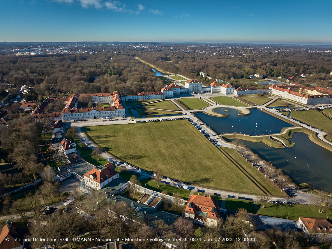 07.01.2023 - Umgebung vom Schloß Nymphenburg